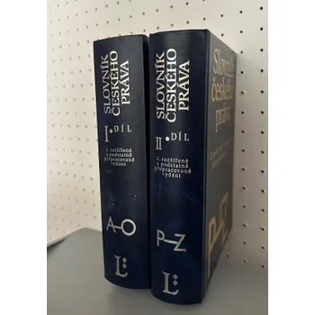 Slovník Slovník českého práva 2 rozšířené 2 svazky