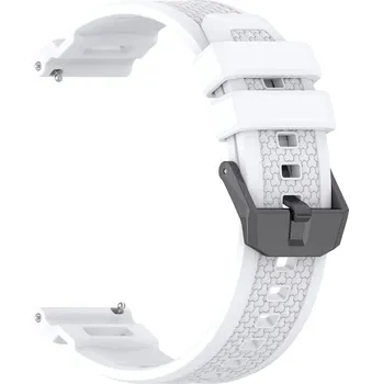 Řemínek na hodinky Silikonový řemínek Ricardo 24mm (pro Garmin Venu X1), bílý, Quick Release
