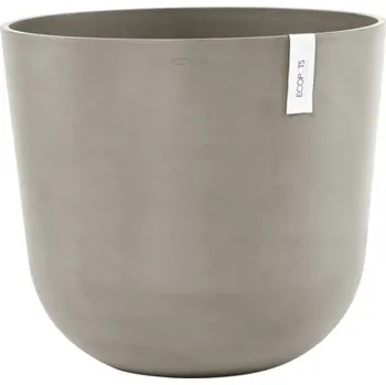 Květináč Květináč Ecopots Oslo plastový Ø 52,3 cm 55 x 55 x 48,5 cm hnědý