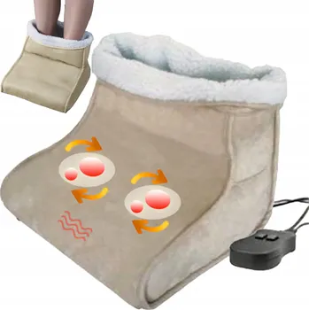 Masážní přístroj Masážní Přístroj na nohy Elektrická masážní bota pro masáž Shiatsu, vyhřívání s dálkovým ovládáním