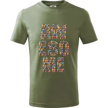 Awesome sign people - Tričko dětské bavlněné - 122 cm/6 let ( Khaki )