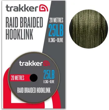 Trakker Products Trakker Návazcová šňůrka Raid Braided Hooklink 20m Varianta: Trakker Návazcová šňůrka Raid Braided Hooklink 35lb, 15,9kg, 20m