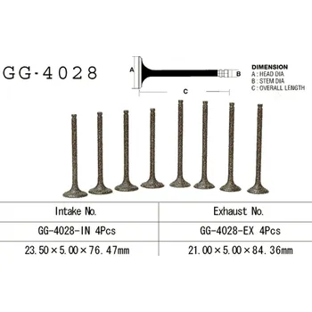 Rozvod motoru VESRAH výfukový ventil KAWASAKI EL 250 88-91, EX 250 88-07 (12005-1091) (1 kus) vyrobeno v Japonsku (VESRAH výfukový ventil KAWASAKI EL 250 88-91, EX 250 88-07 (12005-1091) (1 kus) vyrobeno v Japonsku)