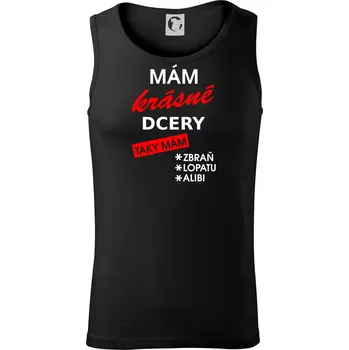 Pánské termoprádlo Mám krásné dcery, taky mám... - Tílko pánské Core - 2XL ( Černá )