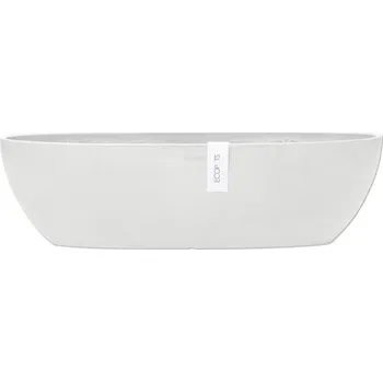 Květináč Květináč Ecopots Sofia plastový Ø 53,2 cm 55,2 x 14,4 x 16 cm bílý