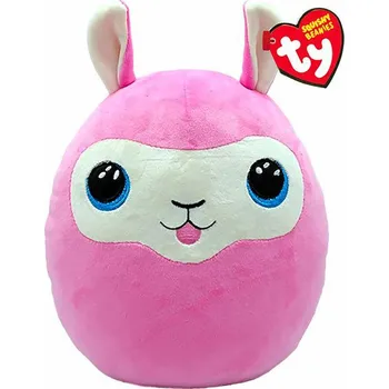 plyšák TY TY - Squishy LANA ružová lama, 22 cm