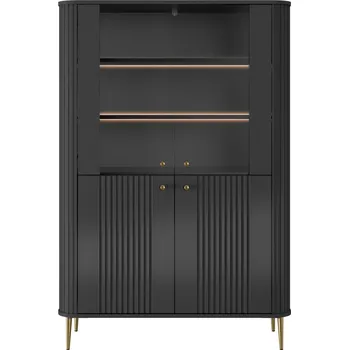 Knihovna Vitrína Vesper - Meble Bogart Béžová 103x153 cm