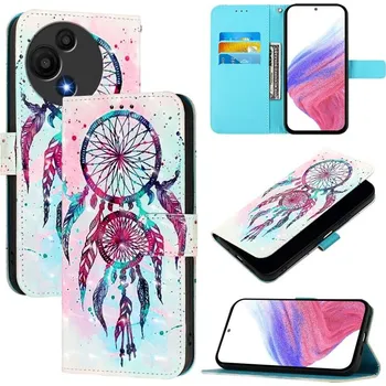 Pouzdro na tablet VSECHNONAMOBIL 118116 ART Peněženkový kryt pro TCL 605 / TCL 60 SE DREAMCATCHER