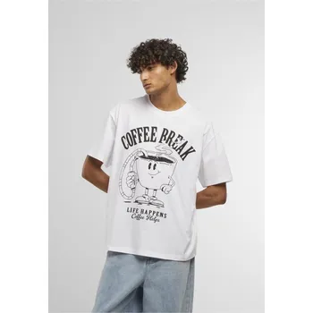 Pánské tričko Life Happens Coffee Helps Oversize Tee 5XL