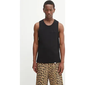 Pánské tílko Bavlněné tričko Represent Waffle Vest, XL, černá, 99X