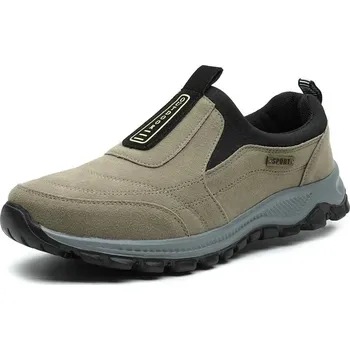 Pánská běžecká obuv Pánské outdoorové boty s protiskluzovou podrážkou Barva: Khaki, Velikost: 42