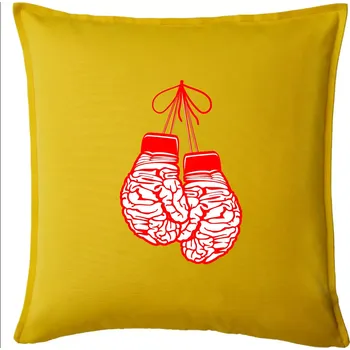 Polštář Brain Gloves - Polštář 50x50 - 50x50 - Pouze potah ( Žlutá )
