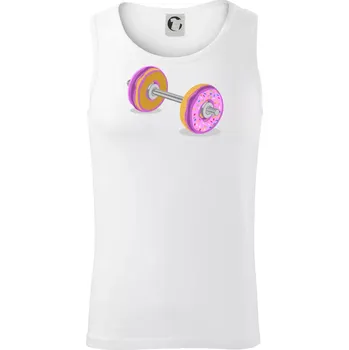 Donut Barbell - Tílko pánské Core - 2XL ( Bílá )