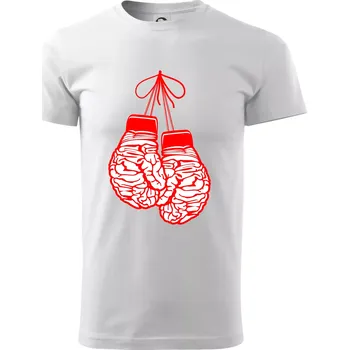 Brain Gloves - Triko extra velké (5-8XL) - 6XL ( Bílá )