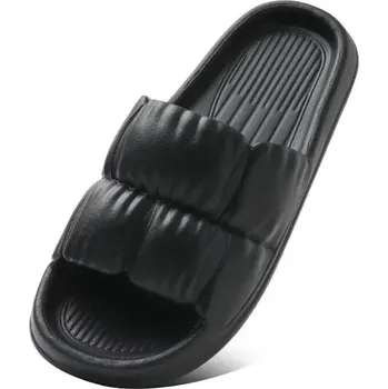 Dámské sandále pěnové pantofle EVA – koupelna/pláž Barva: Černá, Velikost: 38-39