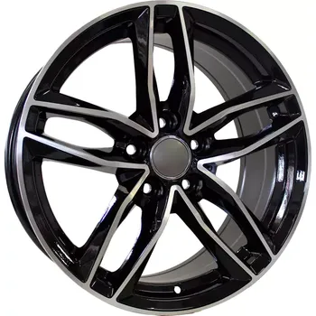 Disk Alu kola Racing Line BK690, 20x9 5x112 ET35, černá + leštění (zátěžová) vhodné pro Audi A4 B9 (od 2015)