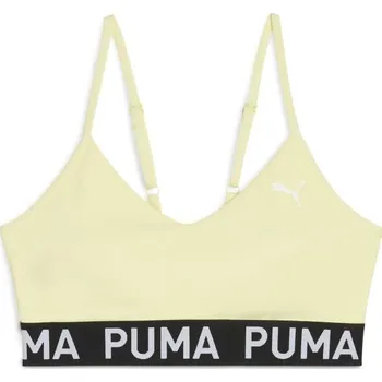 Podprsenka Dámská sportovní podprsenka Puma MOVE STRONG BRA XL Žlutá, Černá, Bílá