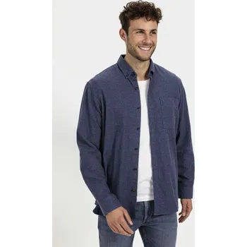 Oblečení a móda KOŠILE CAMEL ACTIVE FREIZEITHEMD 1/1 ARM TINTED BLUE