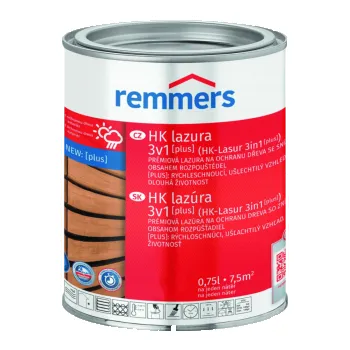 lazura Remmers HK lazura 3v1 [plus] JEDLOVĚ ZELENÁ 750 ml