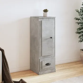 Příborník do zásuvky ZBXL Skříň highboard betonově šedá 36x35,5x103,5 kompozitní dřevo