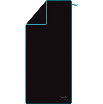 podložka na cvičení NILS Ručník z mikrovlákna NILS Aqua NAR13 NO SIZE ČERNÁ