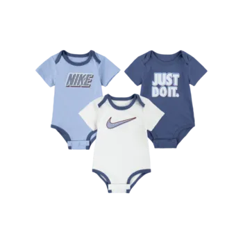 Kojenecký body Nike body baby fast ball 3pack 3M