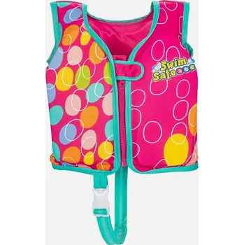 BESTWAY Vesta baby plavecká textilní s plováky růžová do vody 32176 | 444749