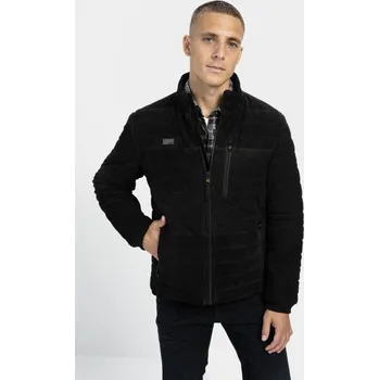 BUNDA CAMEL ACTIVE LEATHER JACKET ASPHALT