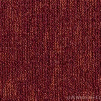 Koberec Kobercové čtverce Tarkett Desso Grain 4211 - červené