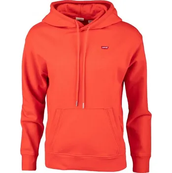 Dámská mikina Dámská mikina Levi's® STANDARD HOODIE XS Červená, Bílá