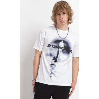 Reporter Young | Chlapecké bílé tričko s potiskem RAVE - Barva BÍLÁ, Velikost 170 251-0440B-06-200-1