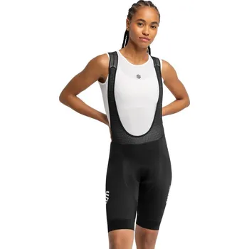 Cyklistické kalhoty SIROKO Dámské cyklistické kraťasy Kaufmann Černá XS ČERNÁ