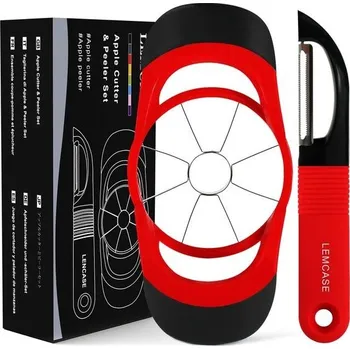 Kuchyňský mlýnek LEMCASE škrabka, škrabka na zeleninu a kráječ jablek - škrabka na jablka, kráječ jablek - kráječ