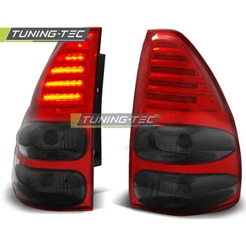 Zadní světlomet Tuning-Tec Zadní čirá LED světla Toyota Land Cruiser 120 (2002 - 2009) - červené kouřové