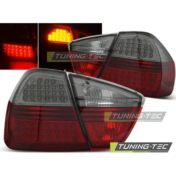 Zadní světlomet Tuning-Tec Zadní čirá LED světla BMW 3 E90 (2004 - 2008) - červené kouřové