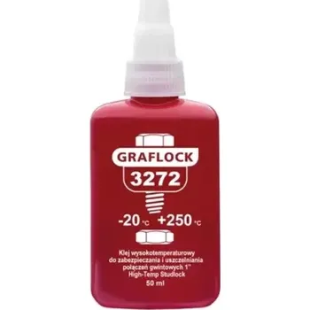 Průmyslové lepidlo GRAFEN GRAFLOCK Threadlocker 3243 Red - Zajišťovač závitů červený 50ml