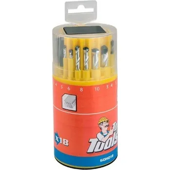 Vrták Sada vrtáků ,18ks( KOV / BETON / DŘEVO)