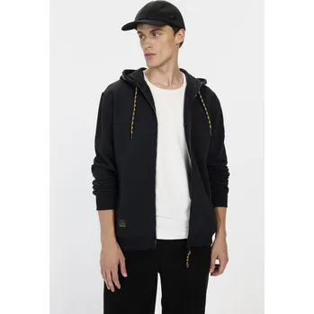 Pánská mikina MIKINA CAMEL ACTIVE SWEATJACKET HOOD TINTED BLUE