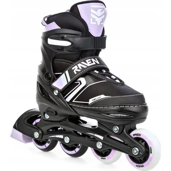 Kolečkové brusle Kolečkové brusle Raven Helixi Black/Violet svítící kola LED Velikost bruslí: EU 38-42