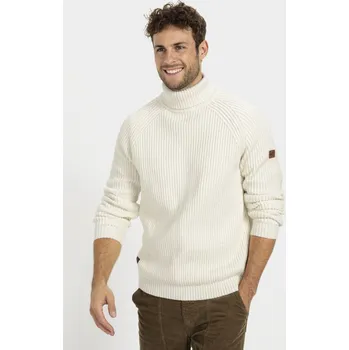 Pánský svetr SVETR CAMEL ACTIVE PULLOVER ROLLNECK CREME