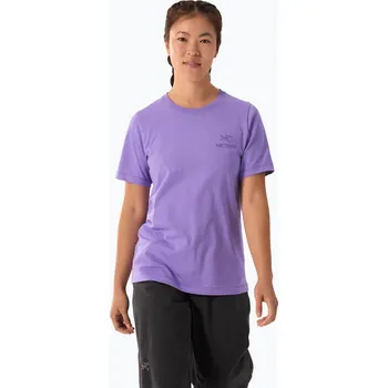 Dámské tričko Arc'teryx Kragg Sl Cotton Emblem Crew aster