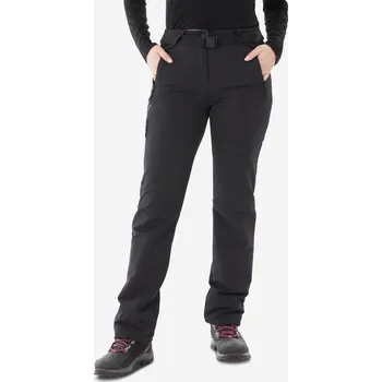QUECHUA Dámské zimní turistické hřejivé vodoodpudivé kalhoty SH 500 2XL ČERNÁ