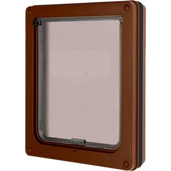 Dvířka pro psa Dvířka pro psy a kočky KERBL 80883 DOG MATE - 215B, 2-cestná, hnědá