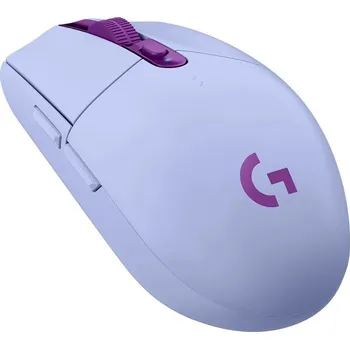 Myš Logitech G305 LIGHTSPEED fialová Myš, herní, bezdrátová, optická, až 12000dpi, 6 tlačítek, USB, fialová 910-006022