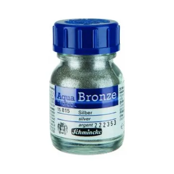 Speciální výtvarná barva Zlaticí barva Schmincke Aqua 20ml – 815 silver