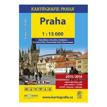Praha - 1:15 000 atlas města