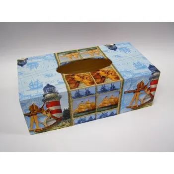 Krabice na papírové kapesníky - Mořeplavec