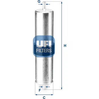 Palivový filtr Palivový filtr UFI 31.838.00