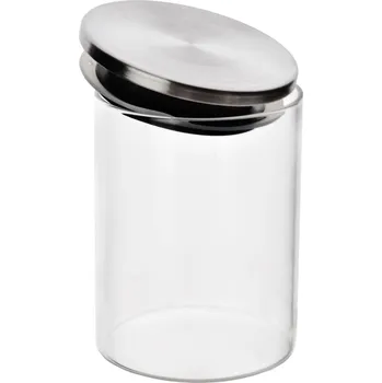 Dóza na potraviny Skleněná kuchyňská dóza MODERN KITCHEN čirá