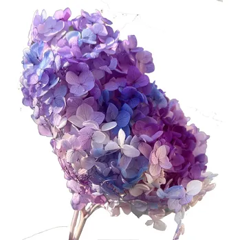 umělá květina Hydrangea big stabilizovaná - mix modrá/fialová